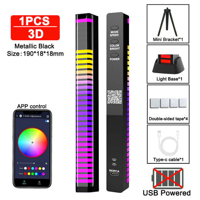 3D BeatSync Light - Versatile Gaming Enhancer