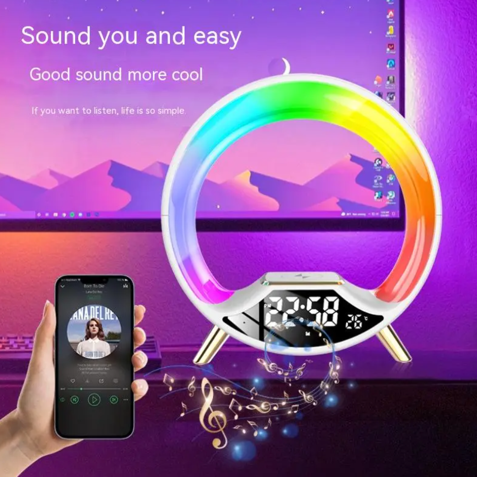 O Light 3-in-1 Wireless Charging Bluetooth Speaker Night Light