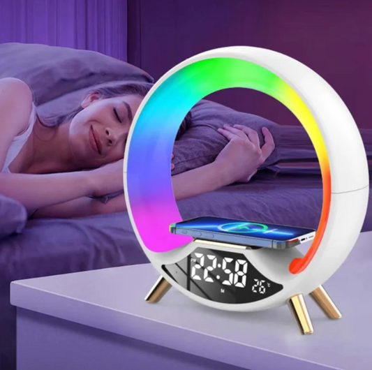 O Light 3-in-1 Wireless Charging Bluetooth Speaker Night Light